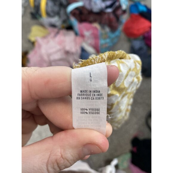 CLEARANCE Aerie Large Yellow White Floral Wrap Mini Dress - Picture 8 of 9